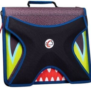 NWT Case-it Monsters Binder THE X-HUGGER 3 Ring Binder 2” Capacity laptop holder